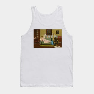 A Reverie, In The Artist's House by John Atkinson Grimshaw Tank Top